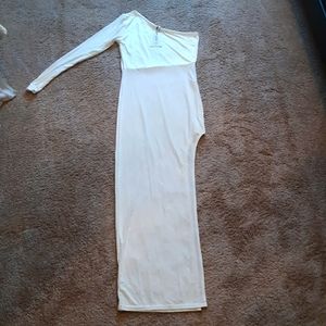 Never worn one shoulder maxi dress dress